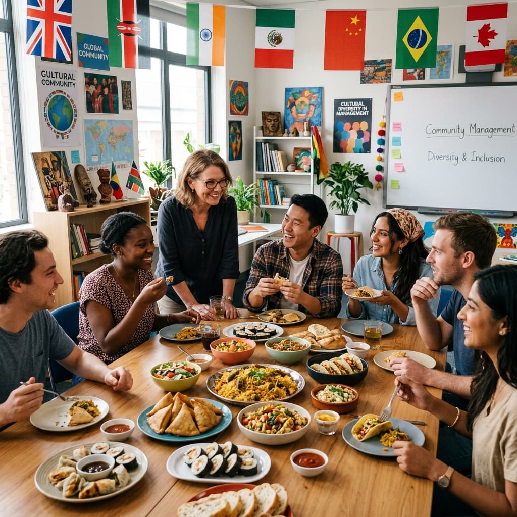 Community Sector Management class celebrates Harmony Day in style